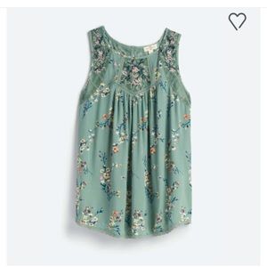 Mason and belle lace detail tank XL